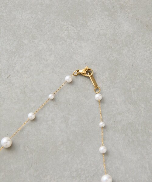 SHENERY（シーナリー）の「パールロングチェーンネックレス（ネックレス・レディース・シルバー/ゴールド・FREE）」の6枚目の写真