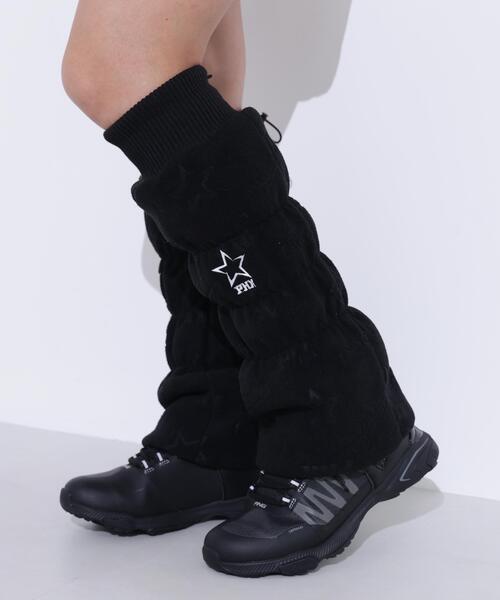 ☆新品☆PING ゴルフ フリースエンボス柄レッグウォーマー PING（ピン）の「【PING APPAREL】25FWフリースエンボス柄レッグ