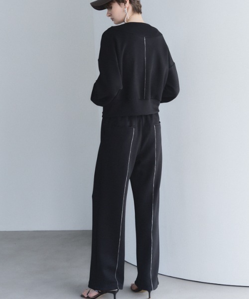 Muel Chic（ミュエルシック）の「Nico blouson  ニコブルゾン（ブルゾン・レディース・ブラック/グレー/オフホワイト/ラベンダー・FREE）」の15枚目の写真