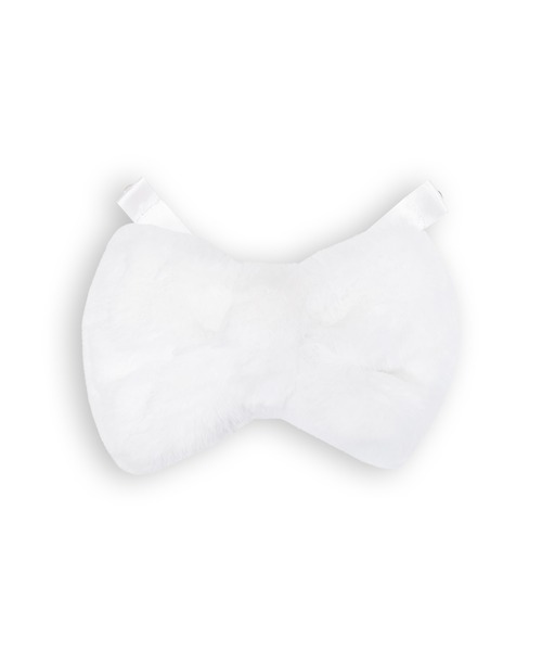 Honey Cinnamon（ハニーシナモン）の「ビジュー衿エコファーリボンコート（その他アウター・レディース・ピンク/ホワイト・FREE）」の9枚目の写真