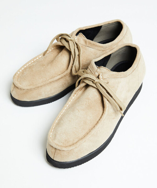 FREAK'S STORE（フリークスストア）の「限定展開 レザレットSW ローカットモカシン/モックシューズ（スニーカー・メンズ・ベージュ/ブラック・24.0cm/25.0cm/26.0cm/27.0cm/28.0cm/23.0cm）」の7枚目の写真