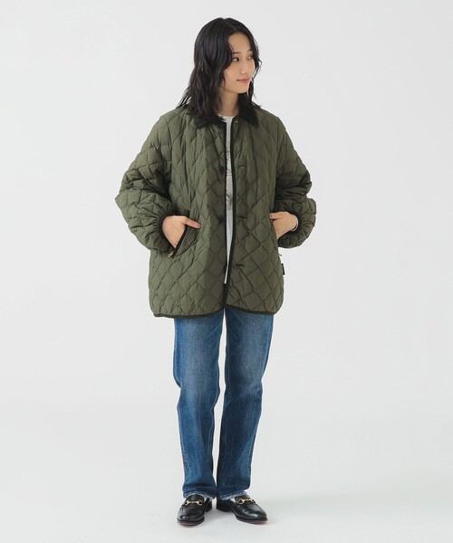 B:MING by BEAMS（ビーミングバイビームス）の「Gymphlex / QUILTING DOWN（ダウンジャケット/コート・レディース・ブラック/オリーブ・12/14）」の7枚目の写真