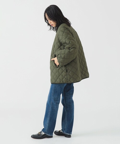 B:MING by BEAMS（ビーミングバイビームス）の「Gymphlex / QUILTING DOWN（ダウンジャケット/コート・レディース・ブラック/オリーブ・12/14）」の8枚目の写真