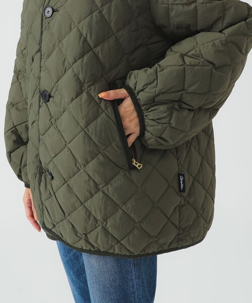 B:MING by BEAMS（ビーミングバイビームス）の「Gymphlex / QUILTING DOWN（ダウンジャケット/コート・レディース・ブラック/オリーブ・12/14）」の14枚目の写真