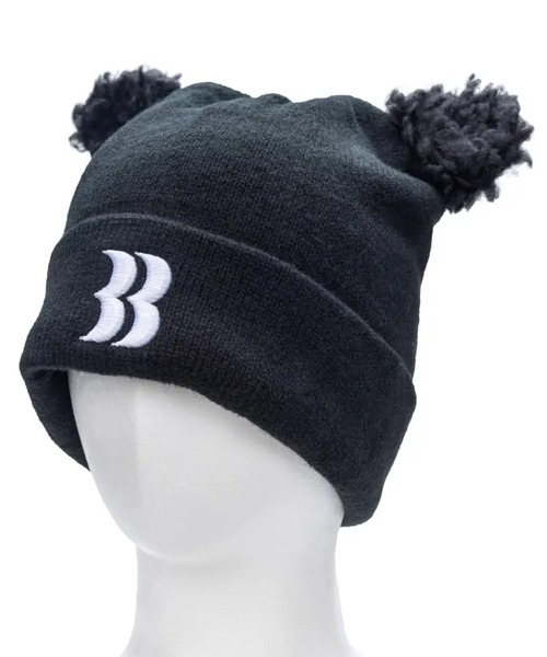 BASICKS（ベイシックス）の「【BASICKS/ベイシックス】Removable Bear Ear Beanie（ニットキャップ/ビーニー・メンズ・ネイビー/ブラック・FREE）」の6枚目の写真