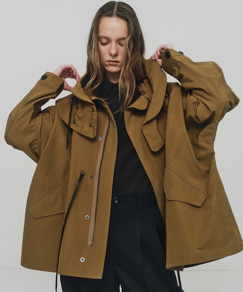 ヴァシュモン　モッズコート VACHEMENT/ヴァシュモン】Recycle Shell Tafta Mods Coat