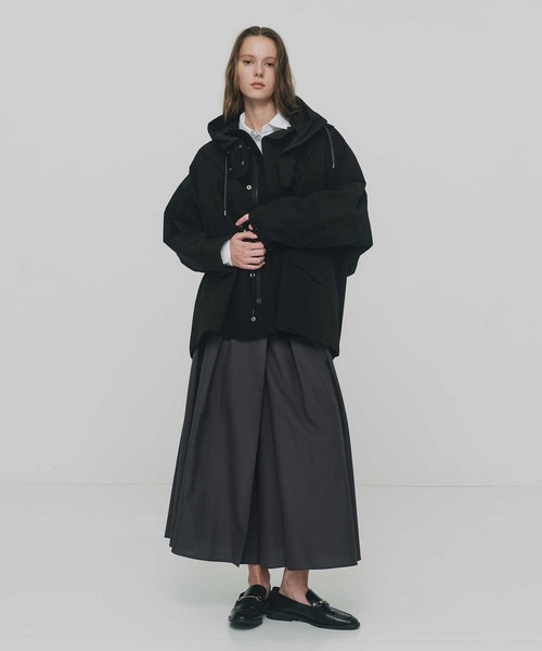 VACHEMENT/ヴァシュモン】Recycle Shell Tafta Mods Coat/リサイクル