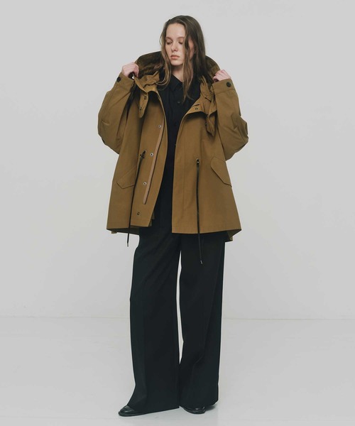 VACHEMENT/ヴァシュモン】Recycle Shell Tafta Mods Coat/リサイクル VACHEMENT/ヴァシュモン】Recycle Shell Tafta Mods Coat/リサイクル