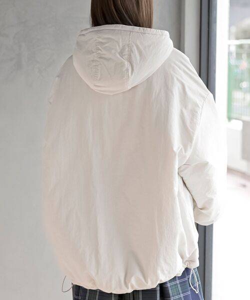 rps（アールピーエス）の「ナイロンワッシャーモンスターパーカー（ナイロンジャケット・レディース・アイボリー/ブラック/ライトカーキ・フリー）」の10枚目の写真