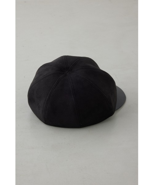 AZUL by moussy（アズールバイマウジー）の「フェイクレザーチェーンキャスケット（キャスケット・レディース・ベージュ/ブラック・FREE）」の7枚目の写真