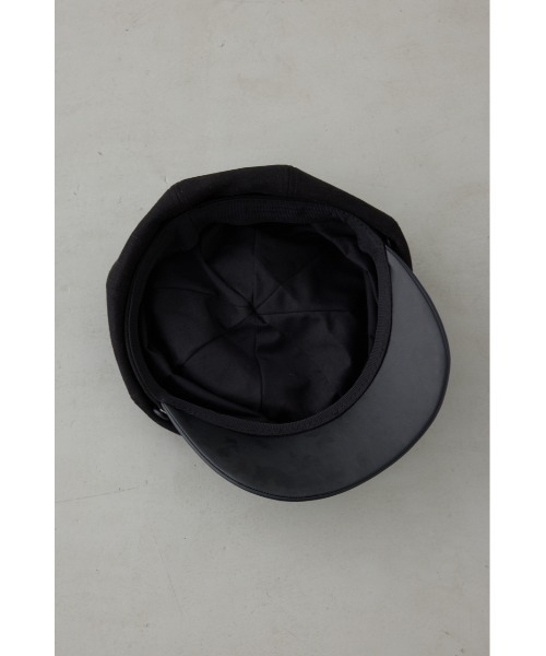 AZUL by moussy（アズールバイマウジー）の「フェイクレザーチェーンキャスケット（キャスケット・レディース・ベージュ/ブラック・FREE）」の12枚目の写真