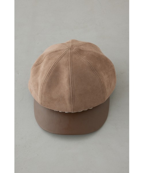 AZUL by moussy（アズールバイマウジー）の「フェイクレザーチェーンキャスケット（キャスケット・レディース・ベージュ/ブラック・FREE）」の19枚目の写真