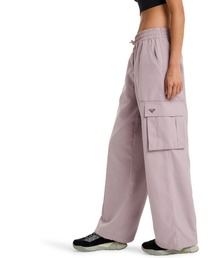 ROXY（ロキシー）の「BOUNDLESS SPIRIT PAN/ロキシーウエストゴムドローコード付きカーゴパンツ（カーゴパンツ）」
