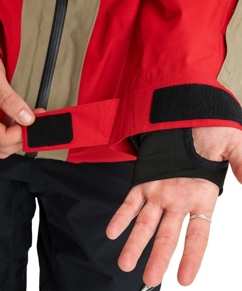 Quiksilver（クイックシルバー）の「HIGH ALTITUDE GORE-TEX/クイックシルバーゴアテックススキースノーボードウェア(ジャケット)（マウンテンパーカー・メンズ・レッド/ベージュ・X-LARGE/LARGE/MEDIUM/SMALL）」の20枚目の写真