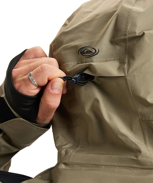 Quiksilver（クイックシルバー）の「HIGH ALTITUDE GORE-TEX/クイックシルバーゴアテックススキースノーボードウェア(ジャケット)（マウンテンパーカー・メンズ・レッド/ベージュ・X-LARGE/LARGE/MEDIUM/SMALL）」の12枚目の写真