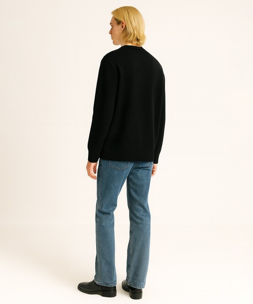 FACTOTUM(ファクトタム)の「【FACTOTUM】 5G Seed Stitch V Knit(ニット/セーター・メンズ・ブラック・FREE)」の2枚目の写真
