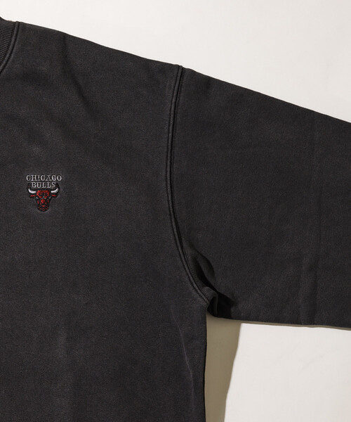 NBA（エヌビーエー）の「NBA 別注 着物 クルーネックスウェット（スウェット・メンズ・ライトグレー/チャコールグレー・MEDIUM/LARGE）」の7枚目の写真