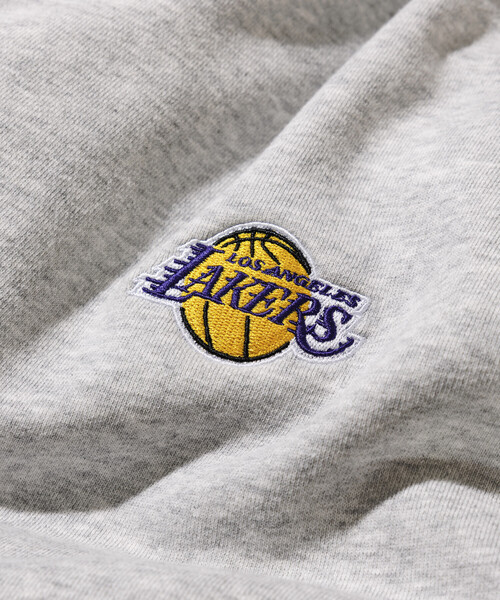 NBA（エヌビーエー）の「NBA 別注 着物 クルーネックスウェット（スウェット・メンズ・ライトグレー/チャコールグレー・MEDIUM/LARGE）」の16枚目の写真