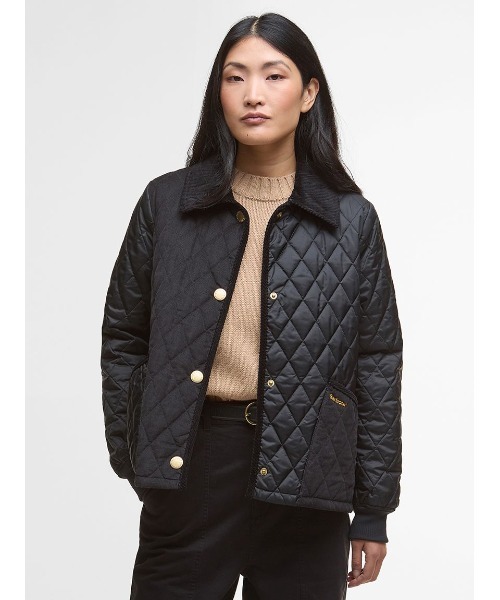 Barbour(バブアー)の「Marlaキルティング ジャケット(レディース)(ブルゾン・レディース・レッド/ブラック・8/10)」の2枚目の写真