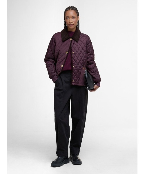 Barbour(バブアー)の「Marlaキルティング ジャケット(レディース)(ブルゾン・レディース・レッド/ブラック・8/10)」の3枚目の写真