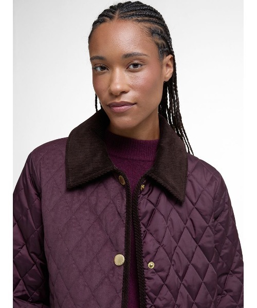 Barbour(バブアー)の「Marlaキルティング ジャケット(レディース)(ブルゾン・レディース・レッド/ブラック・8/10)」の6枚目の写真