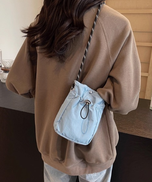 Miniministore(ミニミニストア)の「ミニ ショルダーバッグ レディース 軽量(ショルダーバッグ・レディース・ブルー/ミント/カーキ・FREE)」の3枚目の写真