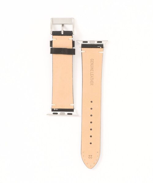Fun & Daily(ファンアンドデイリー)の「Cow Leather Apple Watch Band / アップルウオッチ(デジタル腕時計・メンズ・ブラック/ライトブラウン・A/B)」の6枚目の写真