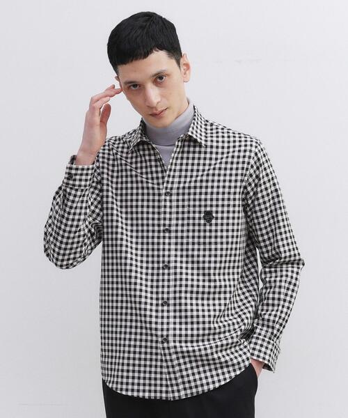 TAKEO KIKUCHI（タケオキクチ）の「マルチギンガムチェック シャツ（シャツ/ブラウス・メンズ・ブルー系その他3/オレンジ系その他3/ブラック系1・02/03/04）」の14枚目の写真