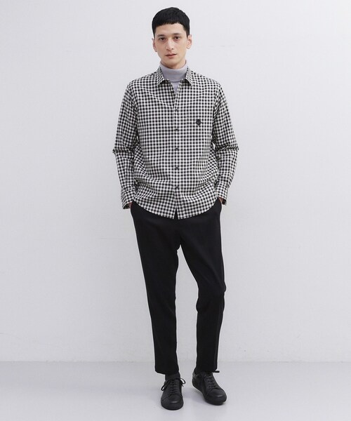 TAKEO KIKUCHI（タケオキクチ）の「マルチギンガムチェック シャツ（シャツ/ブラウス・メンズ・ブルー系その他3/オレンジ系その他3/ブラック系1・02/03/04）」の15枚目の写真