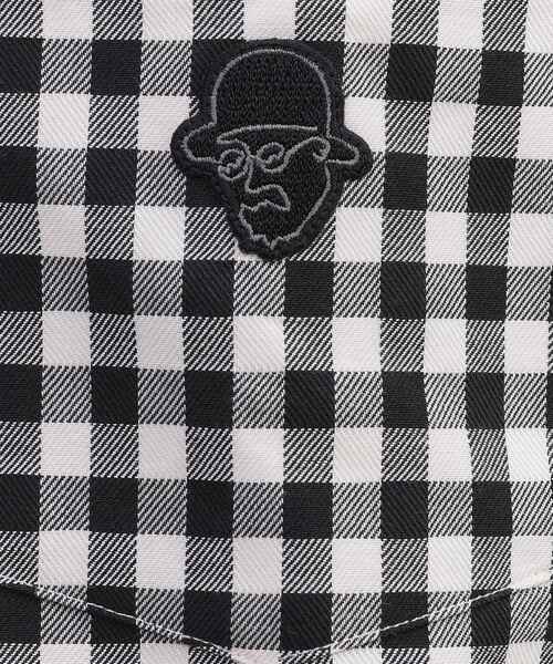 TAKEO KIKUCHI（タケオキクチ）の「マルチギンガムチェック シャツ（シャツ/ブラウス・メンズ・ブルー系その他3/オレンジ系その他3/ブラック系1・02/03/04）」の16枚目の写真
