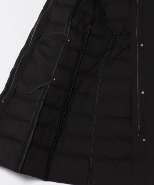 12Twelve Agenda(トゥエルブ アジェンダ)の「撥水ストレッチライトタフタロングコート(ダウンジャケット/コート・レディース・ブラック/グレイッシュベージュ・M)」の3枚目の写真