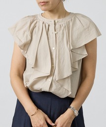 DESIGNWORKS（デザインワークス）の「フロントラッフルブラウス（シャツ/ブラウス）」