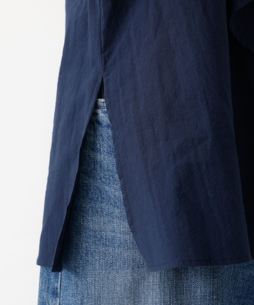 DESIGNWORKS(デザインワークス)の「フロントラッフルブラウス(シャツ/ブラウス・レディース・ブラック/ネイビー/ベージュ/ホワイト・フリー)」の14枚目の写真