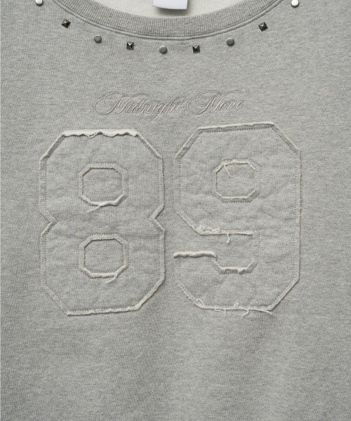 Midnight Move（ミッドナイトムーブ）の「89 rivet mtm [grey]（スウェット・レディース・その他・FREE）」の3枚目の写真