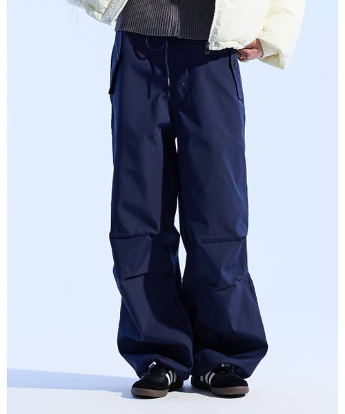 Insulated Nylon Utility Pants (NAVY)