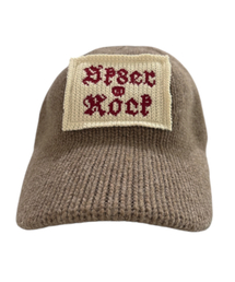 SK8ER ROCK（スケーターロック）の「Patchwork Knit Ball Cap ((beige))（キャップ）」