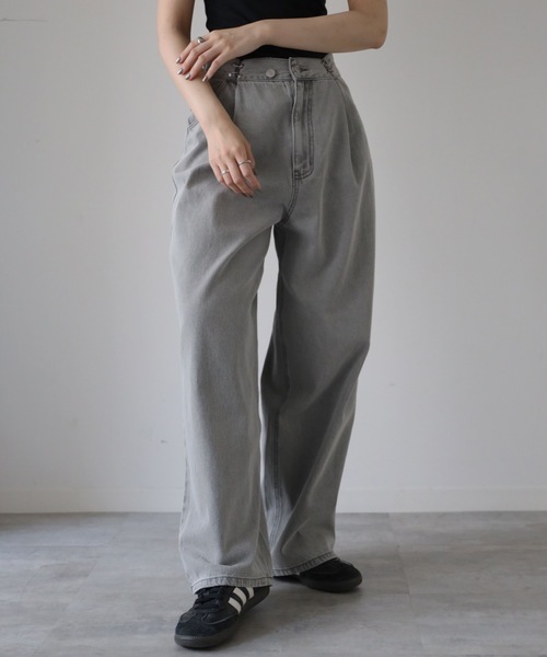 model：164cm. 着用サイズ：Lサイズ
