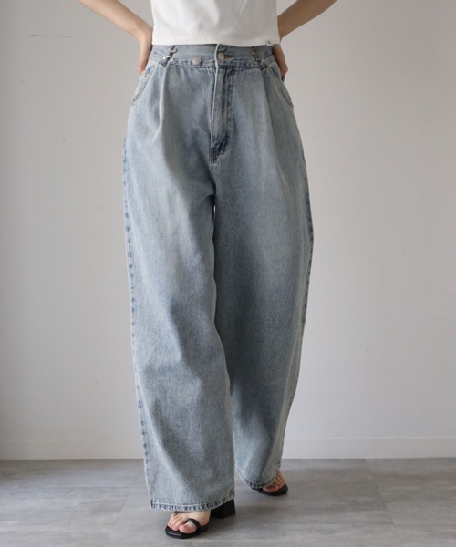 model：164cm. 着用サイズ：Lサイズ
