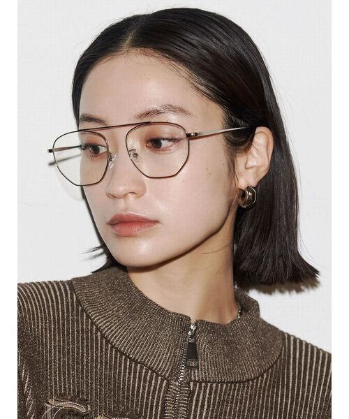 EMODA（エモダ）の「シングルブリッジグラス（サングラス・レディース・シルバー/ゴールド・FREE）」の5枚目の写真