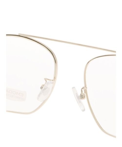 EMODA（エモダ）の「シングルブリッジグラス（サングラス・レディース・シルバー/ゴールド・FREE）」の7枚目の写真