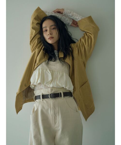 Ungrid（アングリッド）の「ウエストデザインルーズデニム（デニムパンツ・レディース・ブルー/アイボリー・24inch/25inch/26inch）」の8枚目の写真