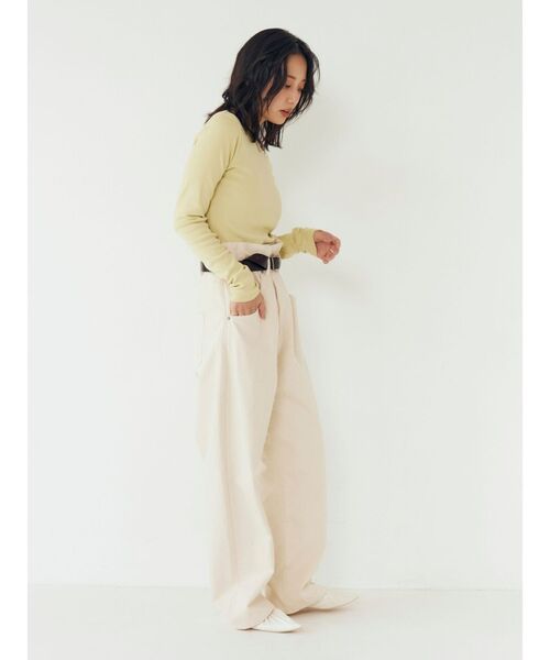 ungridウエストデザインルーズデニム セール】ウエストデザインルーズデニム（デニムパンツ）｜Ungrid（アン