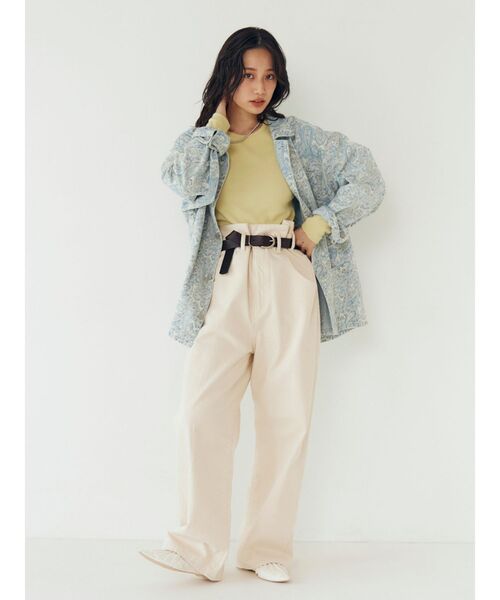 セール】ウエストデザインルーズデニム（デニムパンツ）｜Ungrid（アン