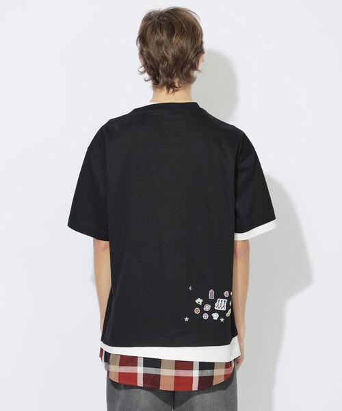 BLACK LABEL CRESTBRIDGE（ブラックレーベル・クレストブリッジ）の「【Maison MIHARA YASUHIRO】【一部店舗限定】コラボレイヤードTシャツ（Tシャツ/カットソー・メンズ・ブラック・M/XL/L）」の9枚目の写真
