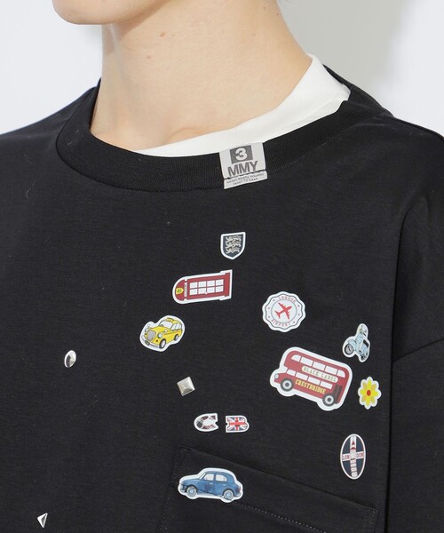 BLACK LABEL CRESTBRIDGE（ブラックレーベル・クレストブリッジ）の「【Maison MIHARA YASUHIRO】【一部店舗限定】コラボレイヤードTシャツ（Tシャツ/カットソー・メンズ・ブラック・M/XL/L）」の10枚目の写真