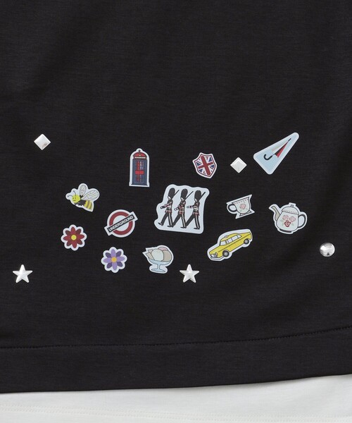 BLACK LABEL CRESTBRIDGE（ブラックレーベル・クレストブリッジ）の「【Maison MIHARA YASUHIRO】【一部店舗限定】コラボレイヤードTシャツ（Tシャツ/カットソー・メンズ・ブラック・M/XL/L）」の4枚目の写真