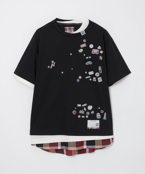 BLACK LABEL CRESTBRIDGE（ブラックレーベル・クレストブリッジ）の「【Maison MIHARA YASUHIRO】【一部店舗限定】コラボレイヤードTシャツ（Tシャツ/カットソー・メンズ・ブラック・M/XL/L）」の6枚目の写真
