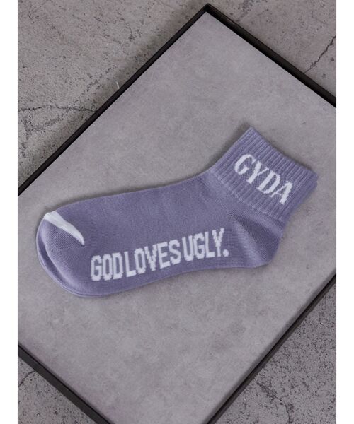 GYDA（ジェイダ）の「GYDAソックス（ソックス/靴下・レディース・ブラック/パープル/ブラウン/ピンク/オフホワイト/ブルー/その他3/グレー・FREE）」の6枚目の写真