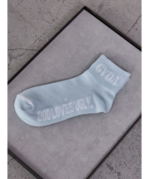 GYDA（ジェイダ）の「GYDAソックス（ソックス/靴下・レディース・ブラック/パープル/ブラウン/ピンク/オフホワイト/ブルー/その他3/グレー・FREE）」の5枚目の写真