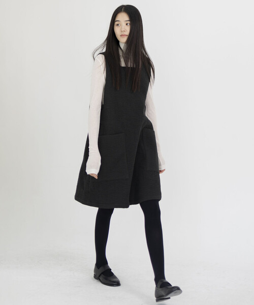 eunoia | キルト サイドボタンワンピース WOMEN（ワンピース）｜Bshop